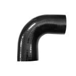 Codo de Silicona de 2.5" a 90° Negro